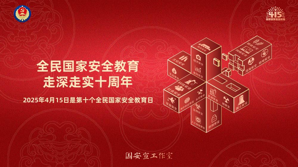 “4·15”全民国家安全教育日，宣传海报来了！